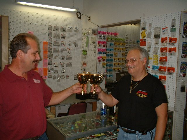 The JET FEST Cup winners, Mark Smith and Hiram Durant