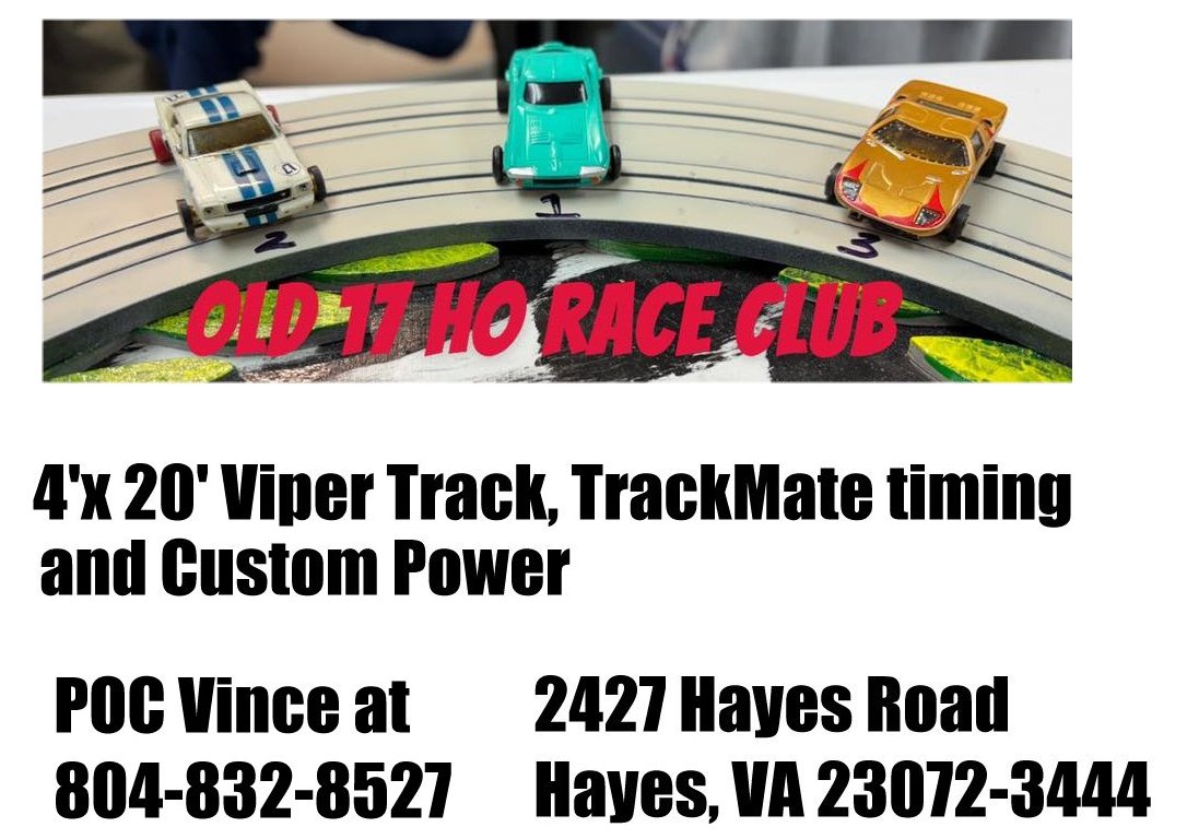 Old 17 HO Race Club track